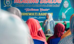 Anggota DPRD Sulbar, Ismiwati Ramlan saat menggelar hearing dialog di Desa Lakahang Utama, Kecamatan Tabulahan, Mamasa. (Dok. Zulkifli)