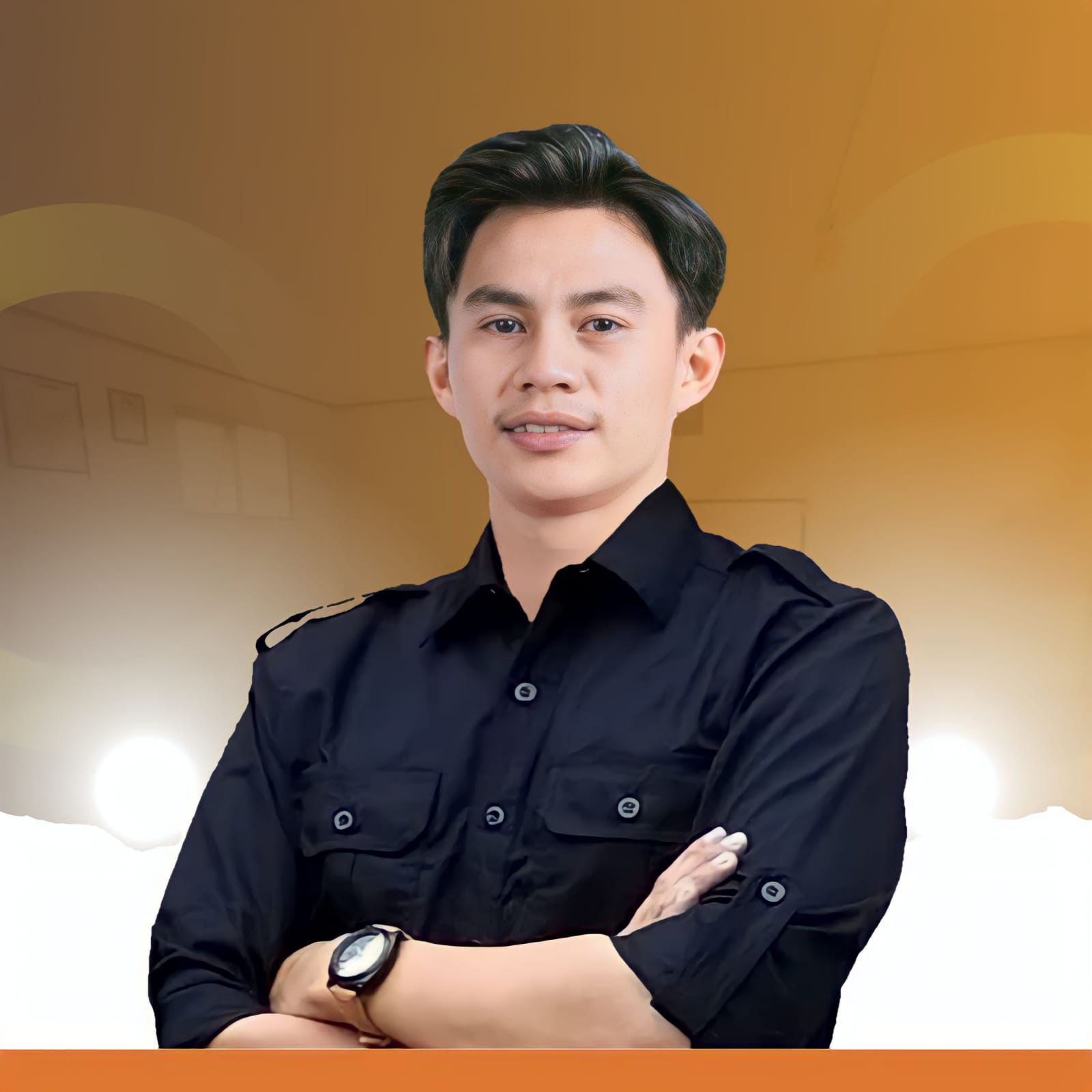Ketua Panitia Bimtek Pengelolaan Media Sosial berbasis digital Karang Taruna Mamuju, Ongki Prayudi.